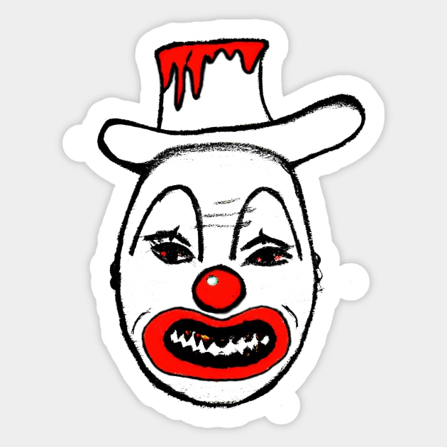 Bad Clown Sticker by MaksciaMind